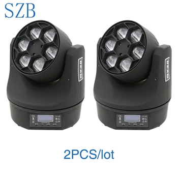 

2 PCS 6x15W Mini Bee Eyes RGBW 4in1 Moving Head Beam Washer Light /SZB-MH0615A