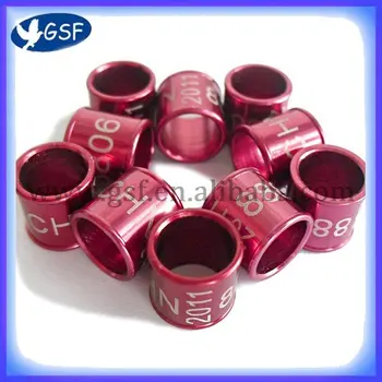 

4.5mm aluminium rings,canary bird rings,