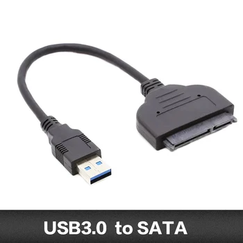 

SATA USB3.0 Adapter Cable 22pin For 2.5 inch HDD SSD Hard Disk Laptop SATA Converter Cable USB 3.0 to SATA