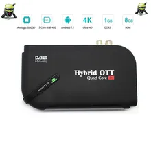 Vmade Android 7.1 OS Octa Core TV Box&DVB-T2 Terrestrial TV Receiver 1G 8G Amlogic S905D Support Netflix Hulu Flixster Youtube