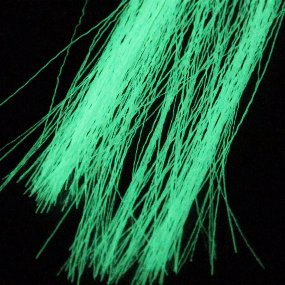 10 мешков ночной светящийся мухобойка материал кристальная вспышка голографическая приманка для рыбалки завязывание изготовление