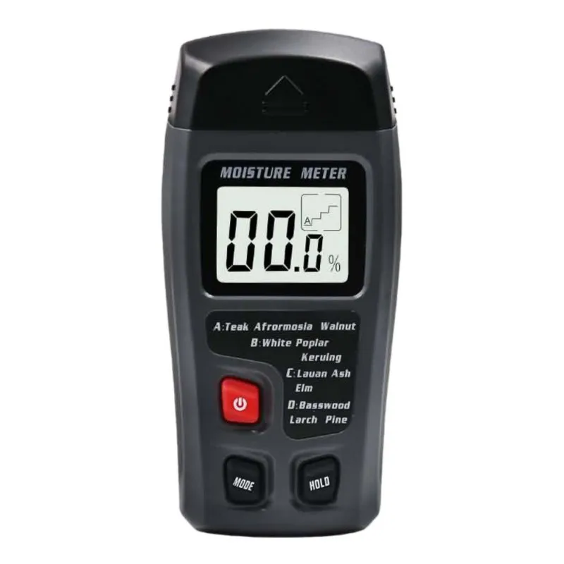 Kopen Twee Pins Digitale Hout Vochtmeter 0 99.9% Hot Vochtigheid Tester 0.5 procent Nauwkeurigheid Hygrometer Timber Vochtige Detector