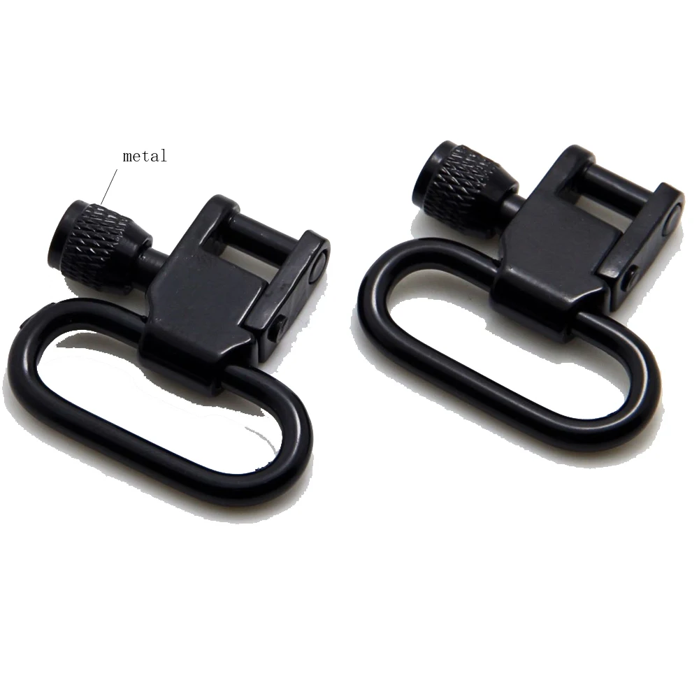 

GUGULUZA Black Gun Sling Swivel 1" Hardware Rifle/Shotgun Swivel Gun Sling Quick Release Hunting Gun Swivels