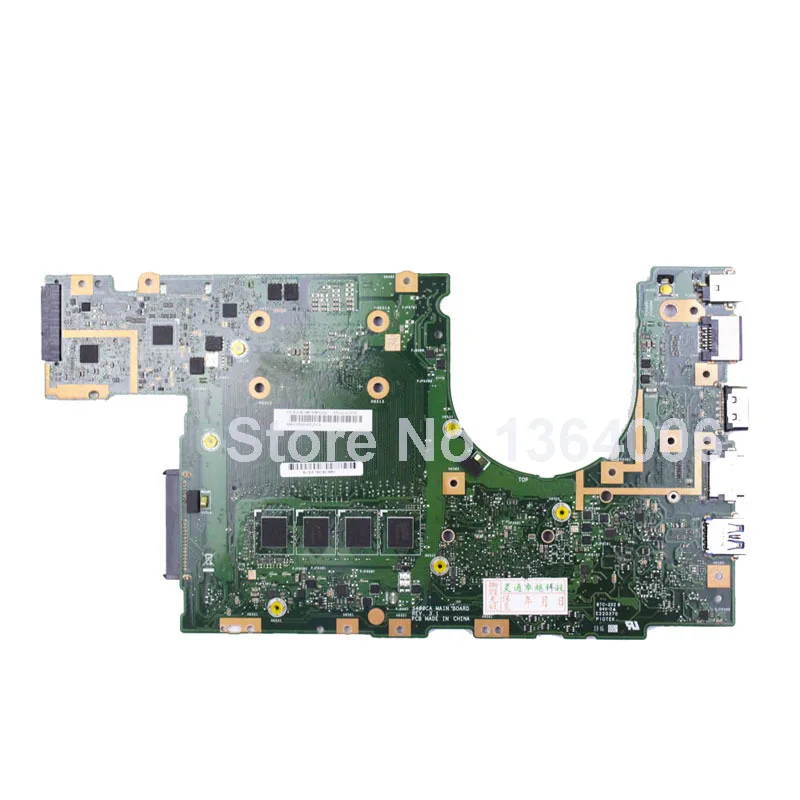 Original laptop motherboard 60NB0050-MB6010 for ASUS S500C S500CA s400c s500c Motherboard With i7-3517U Intel DDR3 Integrated