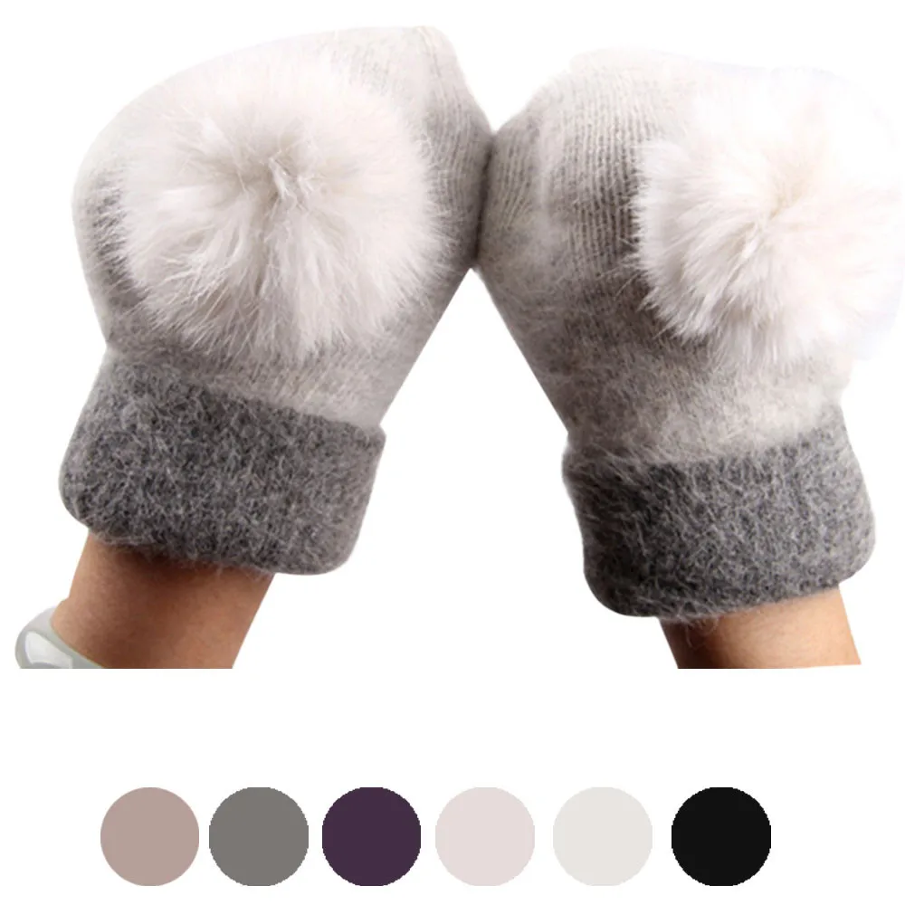 

Women's Warm Winter Gloves Mittens guantes invierno winter women's mittens guantes de invierno para mujer mittens winter перчат