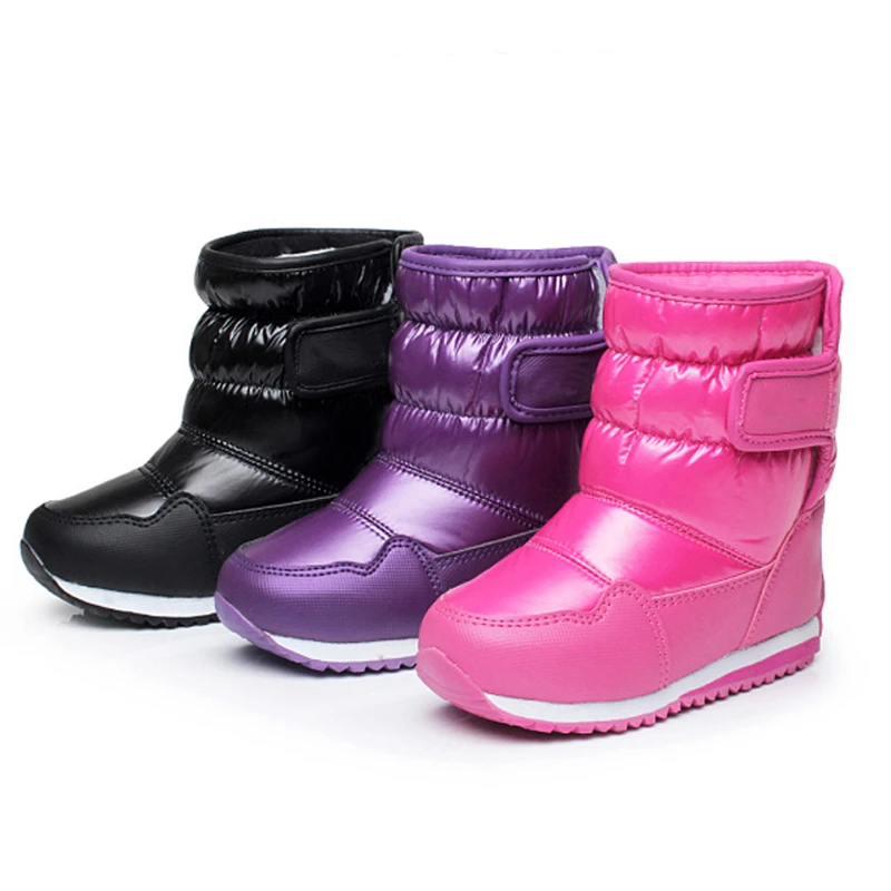 Kinderen Laarzen Winter Meisjes Laarzen Pluche Kinderen Snowboots Outdoor Winter Maat 23 36 Kind Botas XZ04|children boots snowgirls boots - AliExpress