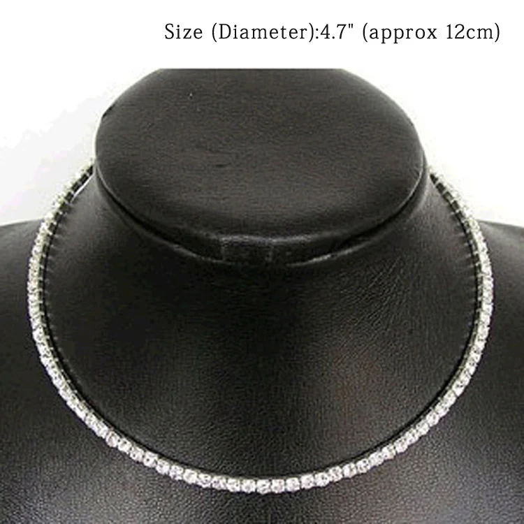 Лидер продаж выдающийся Сияющий Кристалл Rhinestone Воротник цепи колье Цепочки и