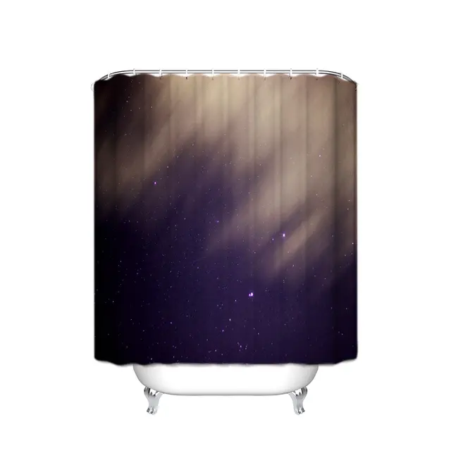 T & H Maison Stary Nuit Univers Douche Rideau Violet Étoiles De Bain ... T & H Maison Stary Nuit Univers Douche Rideau Violet Étoiles De Bain ...