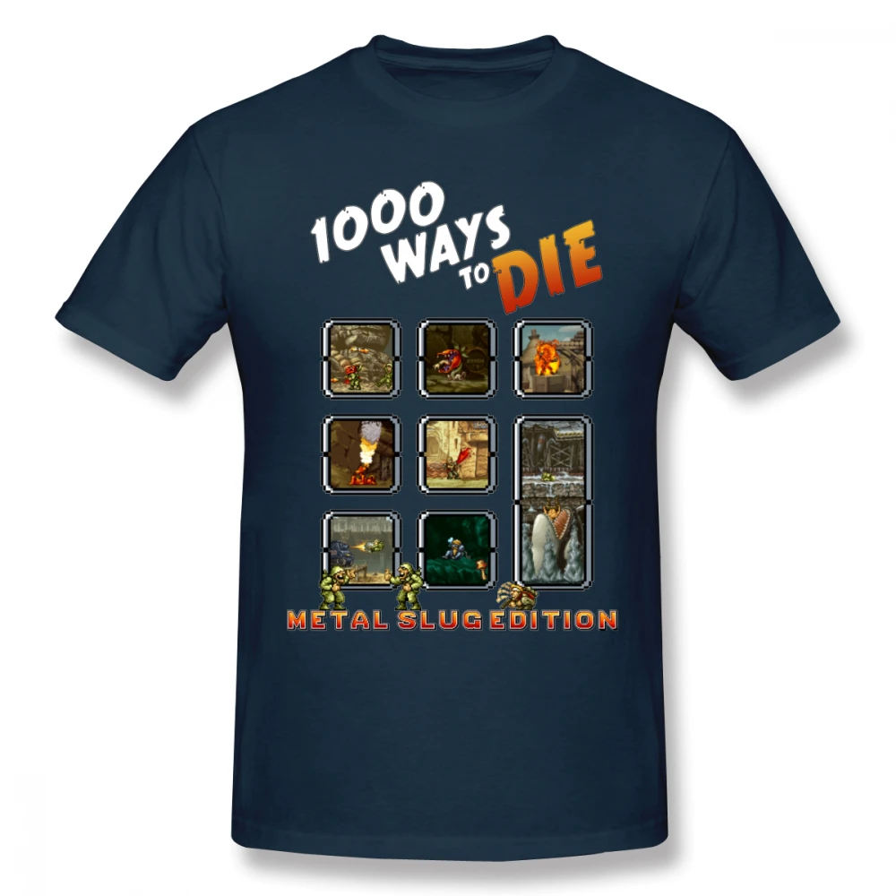Новинка 1000 футболка с надписью Ways To Die Metal Slug Edition для мальчиков новинка Мужская