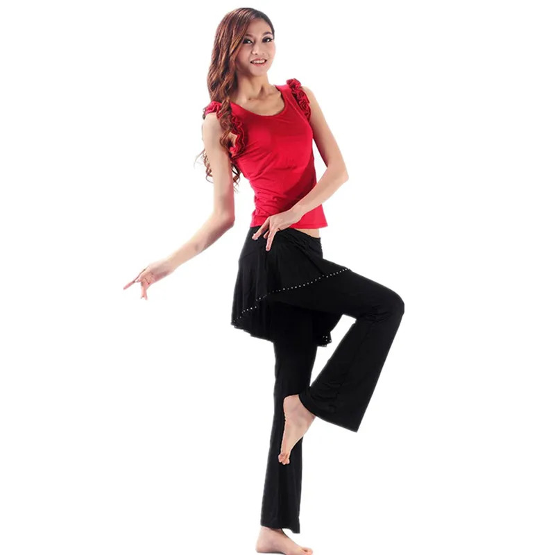 Plus Size Womens Latin Dance Pants Practice Dancewear For Square Dance
