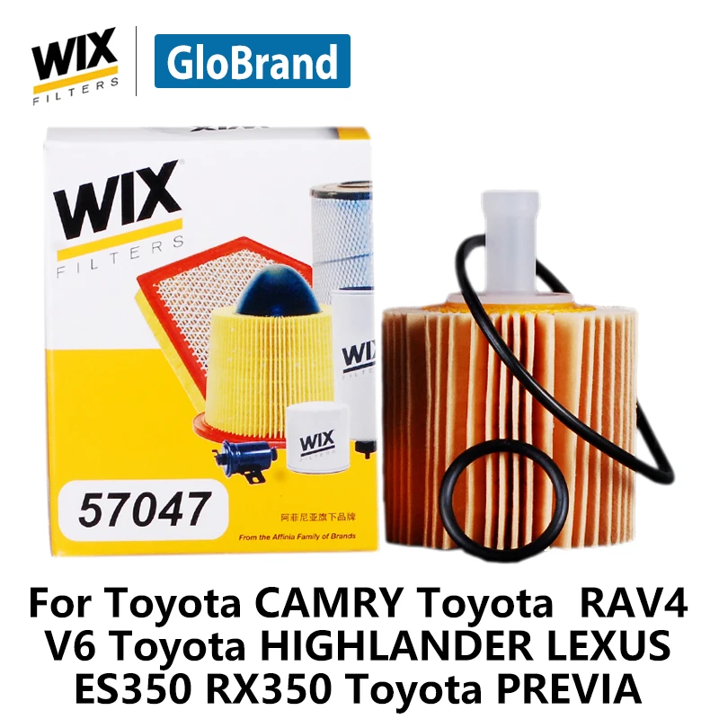 WiX car oil Filter 57047 for Toyota CAMRY 2.5L Toyota RAV4 V6 Toyota