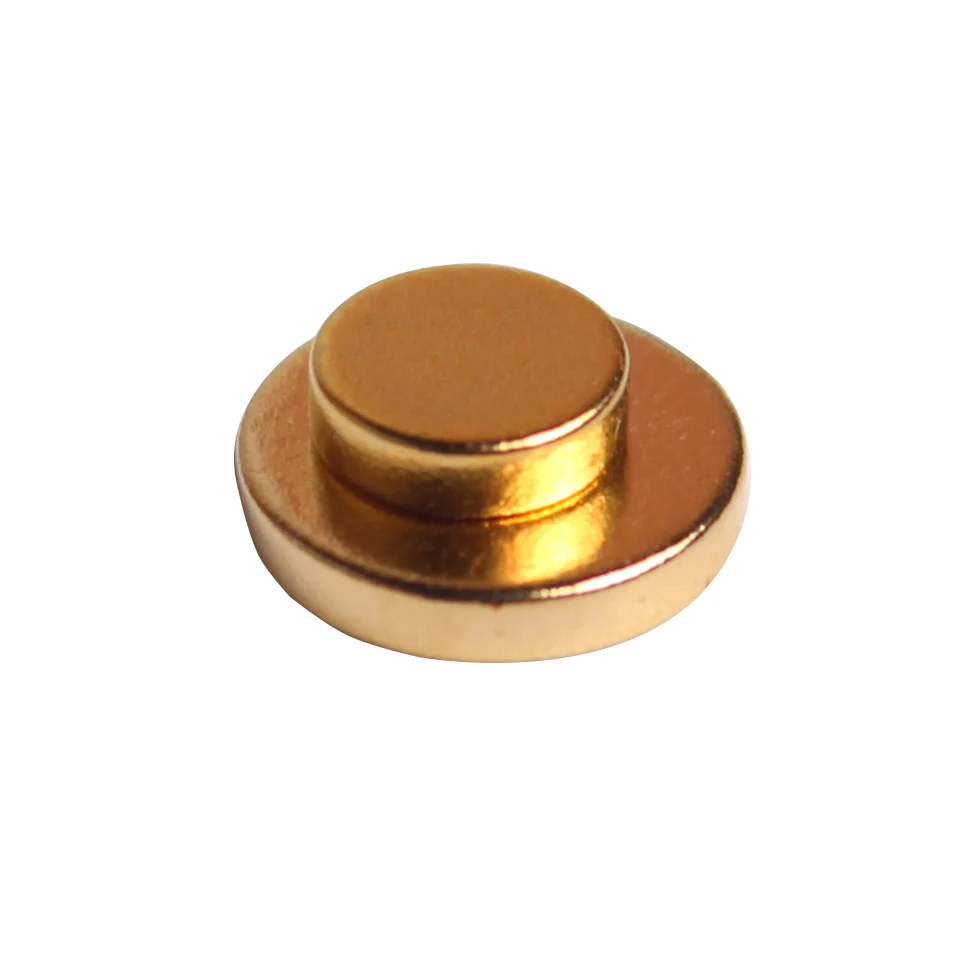 1 пара магнитных сережек для похудения пластырь для похудения магнитные магниты для здоровья ленивая паста тонкая пластырь - Цвет: Golden