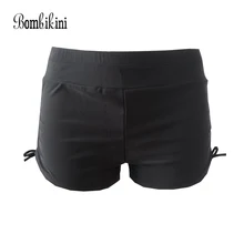 Женские шорты для мальчиков, растягивающийся купальный костюм для танцев и йоги, пляжные боди, спортивная одежда, купальник