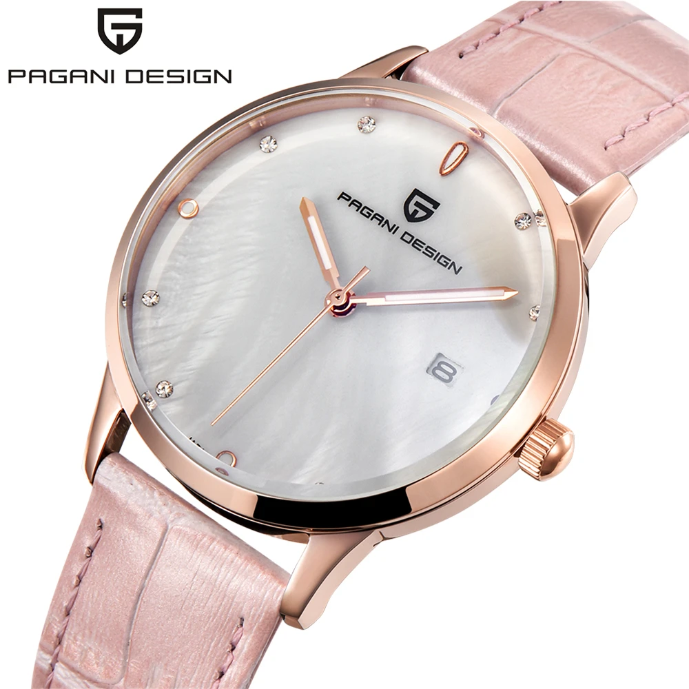 PAGANI Дизайн брендовые женские модные кварцевые часы женские водонепроницаемые 30 м корпус Циферблат часы к вечернему платью Relogio Feminino xfcs