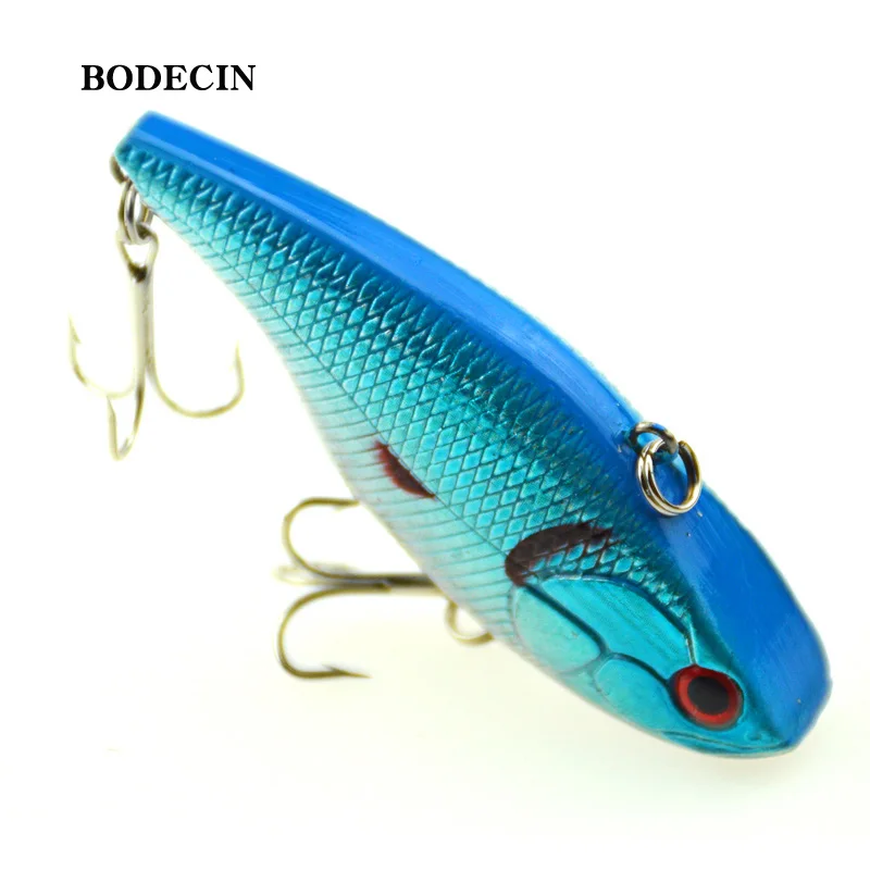

Fishing Lure Wobblers Artificial Baits Peche Crankbait 75mm 18g VIB Hard Bait With Hooks 1PS 3d Eye Lifelike Wobbler Swim Tackle