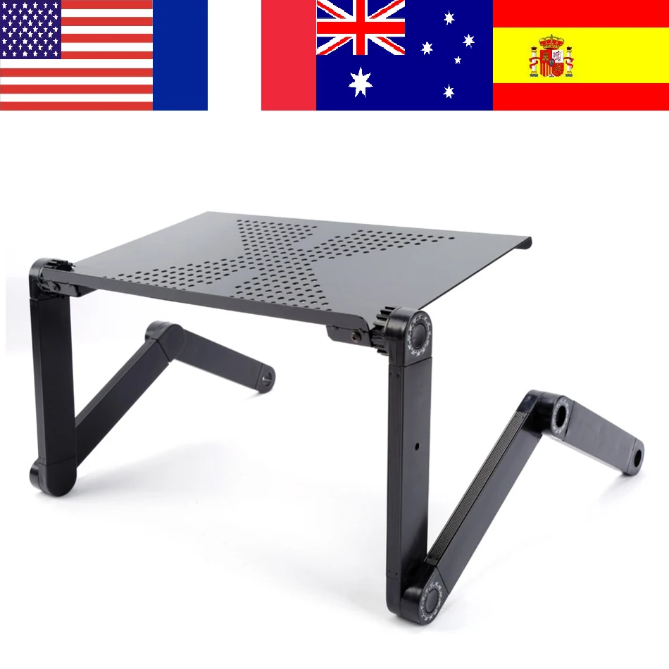Computer Desks Portable 360 Degree Adjustable Foldable Laptop Notebook