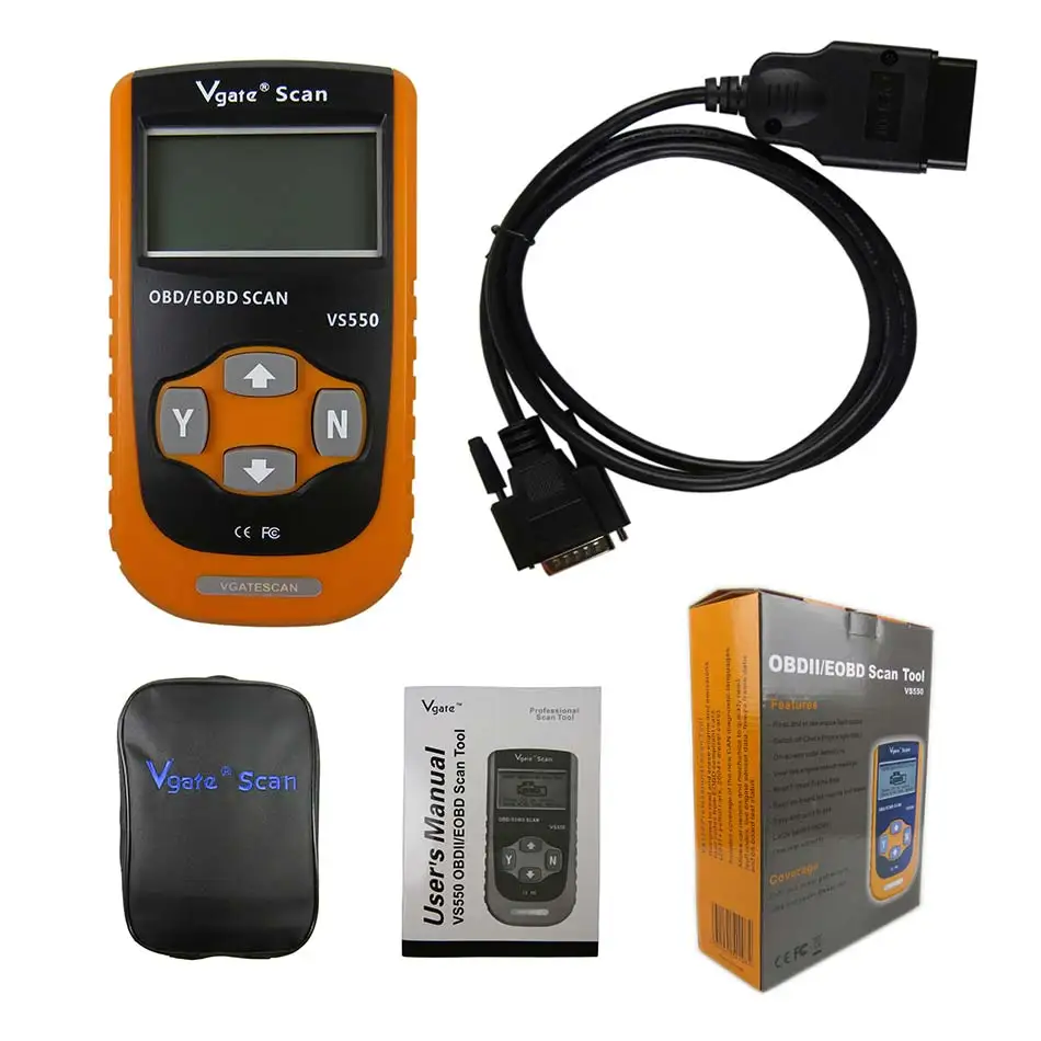 Vgate Scan VS550 OBD2 автомобильный диагностический инструмент может EOBD/ODBII сканер OBD 2