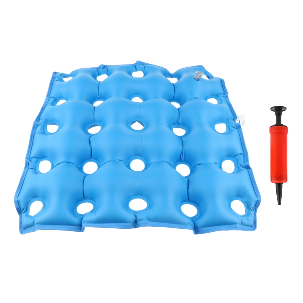 Inflatable Cushion Seat Chair Wheelchair Pillow Pad Orthopedic Support Pad for Tailbone Bed Sores Sciatica Pain Sore Relief