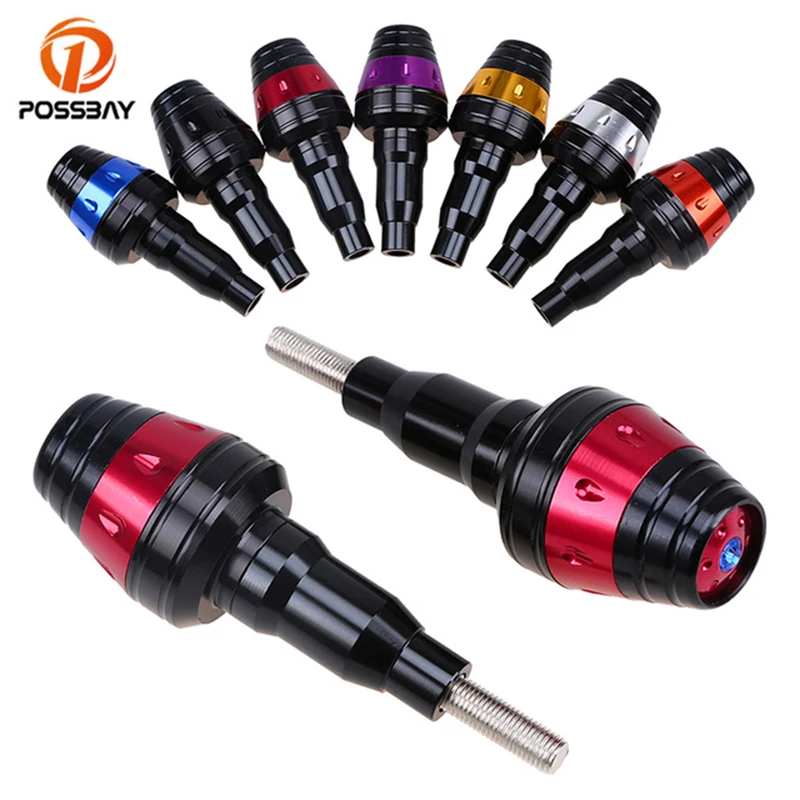 Prix POSSBAY CNC 10mm Cadre De la Moto Curseur Anti Crash Pad Universel 7 Couleur Pour Honda Suzuki BMW Harley Moto crash Pad Sliders