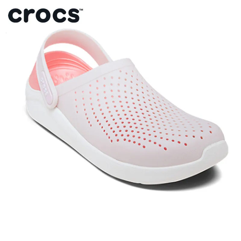 CROCS LiteRide Clog Clear Stock Sports Sandals for Men women Outdoor Beach Sandals Quick Dry Crocs-shoes Limited Sale