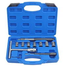 10pcs Diesel Injector Seat Cutter Set Cleaner Carbon Remover font b Tools b font Kit