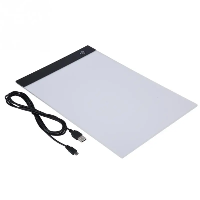 

Portable A4 LED Light Copy Painting Drawing Board Art Stencil Touch Animation Copy Tracing Pad Light Box Tablet Painting