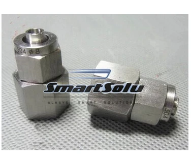 

free shipping Free Shipping Female 1/2" BSP x 8mm Comp.Stainless Quick Coupling Disconnect Connector PU Pipe Fittings Tube