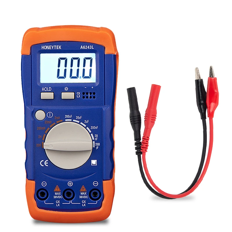 

Professional LC Meter Digital Multimeter For Capacitance Inductance Capacitor Tester Multi-tester Digital Set Of Probes Mini
