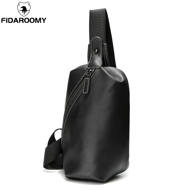 

PU Leather High Quality Travel Cross Body Messenger Shoulder Fashion Casual Sling Pack Chest Bag Leisure Dating Business bags