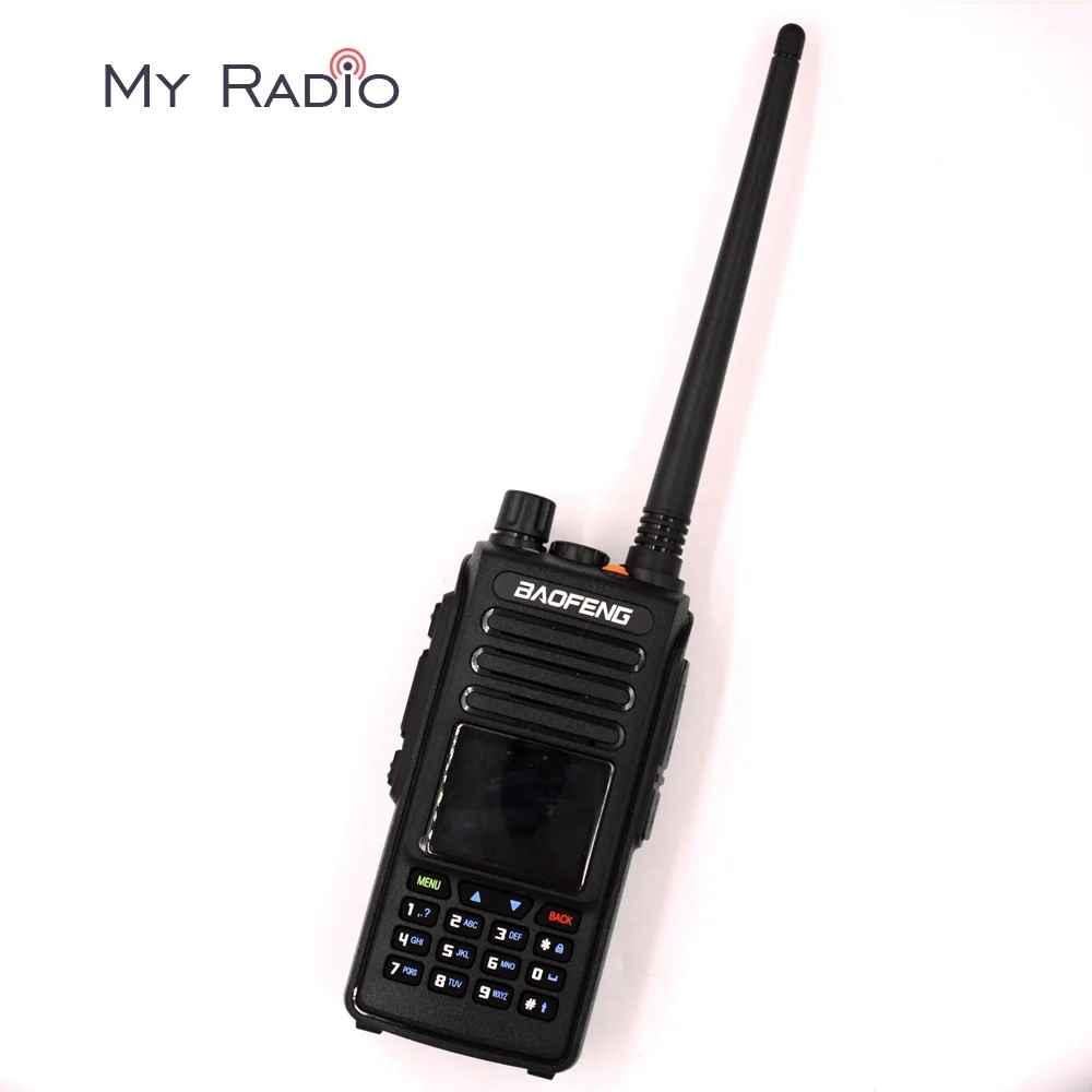 

Baofeng DMR DM-1702 (GPS) Digital Walkie Talkie VHF UHF Dual Band 136-174 & 400-470MHz Dual Time Slot Tier 1&2 Two Way Radio