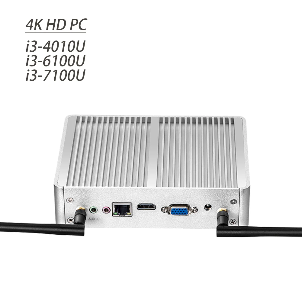 

Mini PC Core i3 6100U 7100U 4K HD Resolution Windows 10 Mini Computer Celeron 2955U PC Mini NUC WIFI HDMI VGA USB HTPC