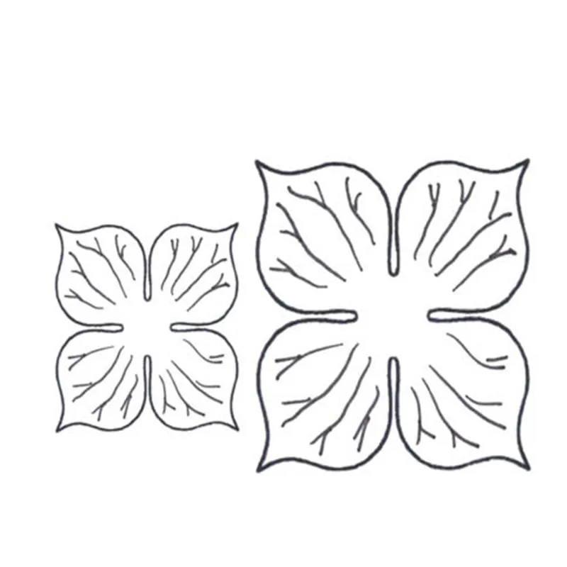 

2pcs/set Petal flower Metal Cutting Dies Scrapbooking craft Dies cuts thin paper emboss card make stencil