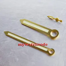 Parnis gold супер lume часовых стрелок для AK 47 мм чехол унтас 6497 6498 st36 механизм 01