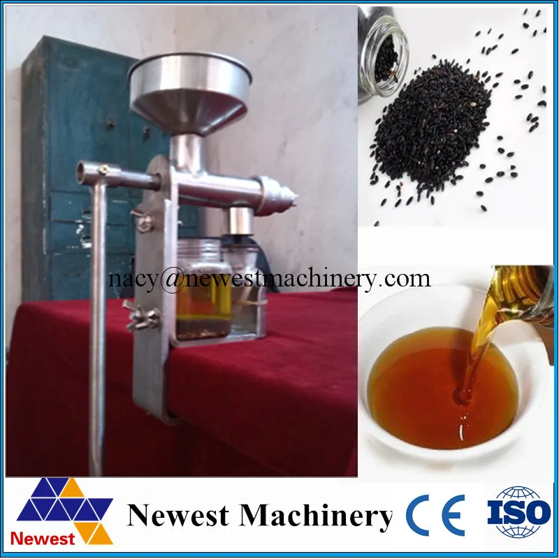 

Free shipping oil expeller manual operate,stainless steel material oil press making machine