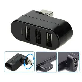 

ITINFTEK Rotatable Mini 3 Ports USB HUB 2.0 USB Splitter Adapter for Notebook/Tablet Computer PC Peripherals High Speed USB Hubs