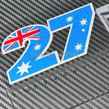 Moto rsport Casey Stoner N0.27 наклейки moto cross шлемы стикеры наклейки ATV Светоотражающие стикеры для мотоциклов moto