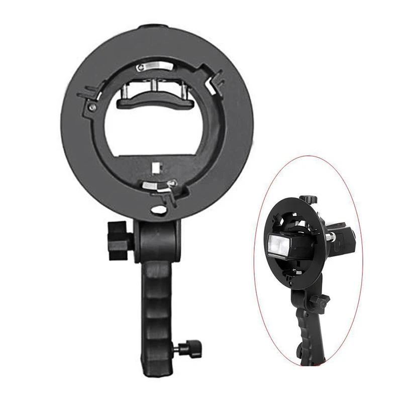 

Durable plastics S-Type Bracket Mount Holder for Flash Softbox Snoot Reflector Studio Photo Soft box Reflector Bracket Holders