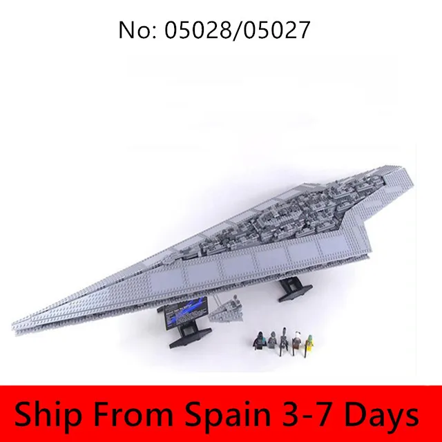 

Lepinblocks Starwars Series Space Death Star Ship Building Blocks Self-locking Bricks Set Toys Compatible 10221 10030 Boys Gift