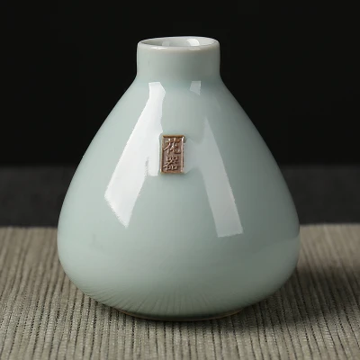 Луи моды ваза небольшой свежий Celadon гостиной положить простой цветок посуда украшения дома воды - Цвет: G10