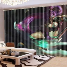 Занавеска для окна продвижение 3d мультфильм сексуальная маска девушка на заказ гостиная спальня красиво украшенные занавески s