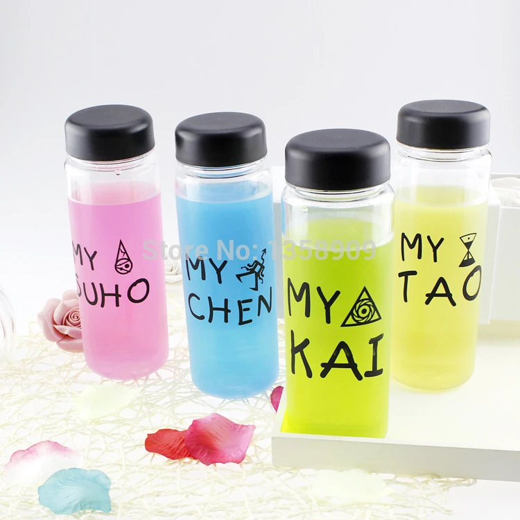 Exo My Bottle Xiumin Kris Luhan Suho Lay Baekhyun Chen D O Chanyeol Kai Tao Sehun Accompanying Cup Gift Box Free Shipping Gift Box Shape Box Pvcgift Box Cake Aliexpress