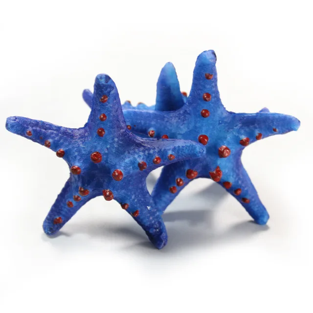 Artificial starfish Fish Tank Aquarium Decoration Beach 7cm Colourful