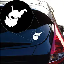 Graphics My Home is West Virginia WV US American State Decal Sticker Car Window, Laptop More. my american