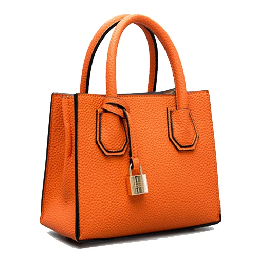 XMESSUN, высокое качество, натуральная кожа, летние простые сумки с замком, сумка-мессенджер через плечо, сумка на плечо для женщин, H249 - Цвет: Large Orange
