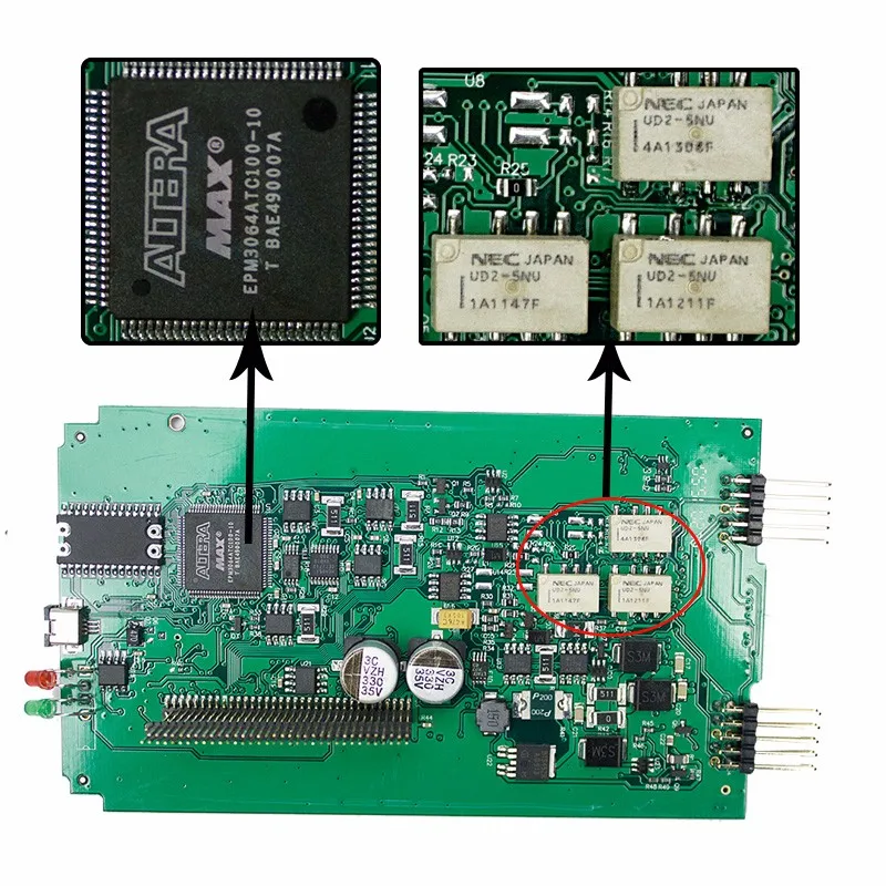 A+++ новейший V188 может закрепить зеленый PCB подарок Reprog V177 контактный экстрактор V2 CANCLIP OBDII OBD2 Диагностический интерфейс для автомобилей 1998