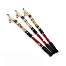 Портативный углеродный телескопический стержень 2,1 М 2,4 М 2,7 М 3,0 М 3,6 м морская Удочка Супер Жесткий ультра легкий сильный действие высокое качество