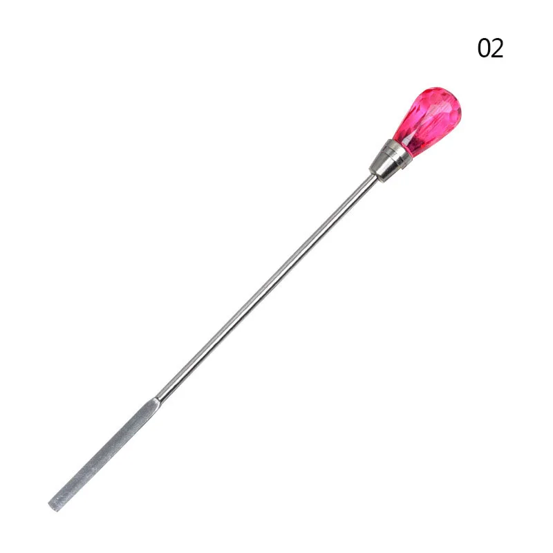 Пигмент УФ смолы DIY ремесла ювелирных изделий инструменты пудра ложка перемешивание бар пузырь иглы JL - Цвет: Bar Rose Red