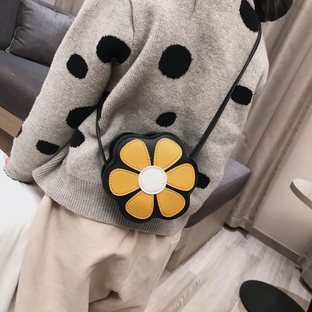 

bags Fashion Children Lovely Flower Girls Shoulder Bag Messenger Bag Clutch Coin Bag bolso mujer *0.92