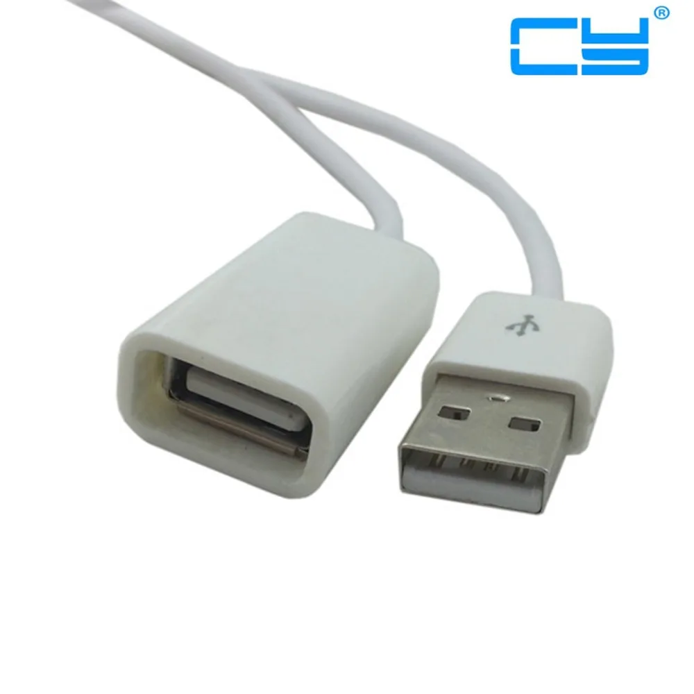 

Новинка 1 м USB 2,0 штекер-гнездо зарядка и синхронизация данных m/F Удлинительный кабель мышь клавиатура для Apple macbook ipad ПК ноутбука Белый