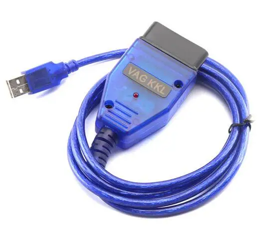 VCP 5.5.1 VAG может Pro OBDII OBD интерфейс или KKL USB com Кабель KKL адаптер с FTDI чип KKL USB диагностический инструмент для VW/Audi - Цвет: VAG 409.1 CH340